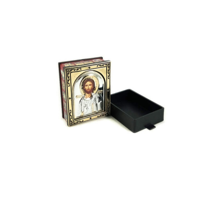 Obiecte bisericesti | Cutie cu Icoana Maicii Domnului din plastic 7cm | 5801