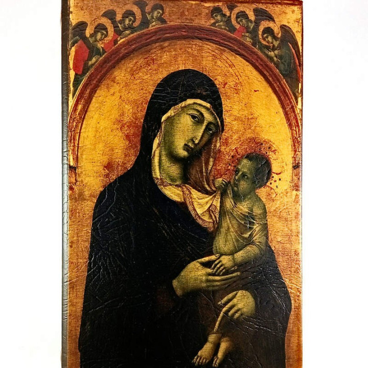 Obiecte bisericesti | Cutie cu Icoana Maicii Domnului imprimata din carton 33cm si 26cm | 5802