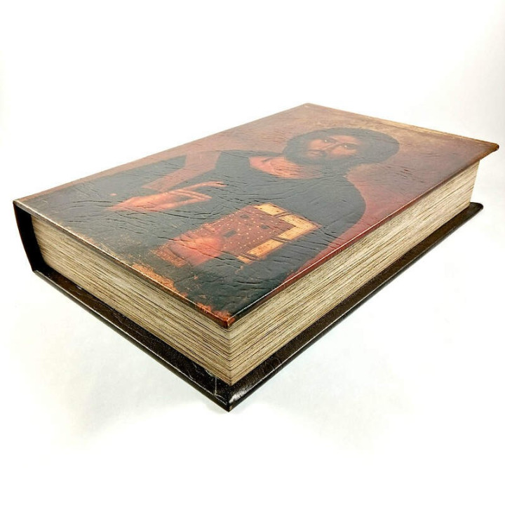 Obiecte bisericesti | Cutie cu Icoana Maicii Domnului imprimata din carton 33cm si 26cm | 5802