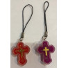 Obiecte bisericesti | Medalion cruce de plastic colorat mm | 2115