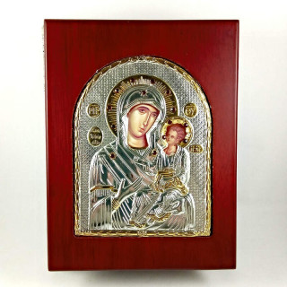 Obiecte bisericesti | Cutie cu Icoana Maicii Domnului din lemn 23cm | 5803