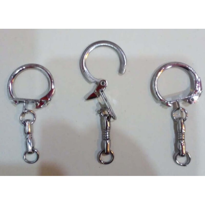 Inel breloc | Baza breloc lant cu carabina 2cmx4-5cm | 3661