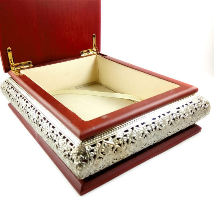 Obiecte bisericesti | Cutie cu Icoana Maicii Domnului din lemn 23cm | 5803