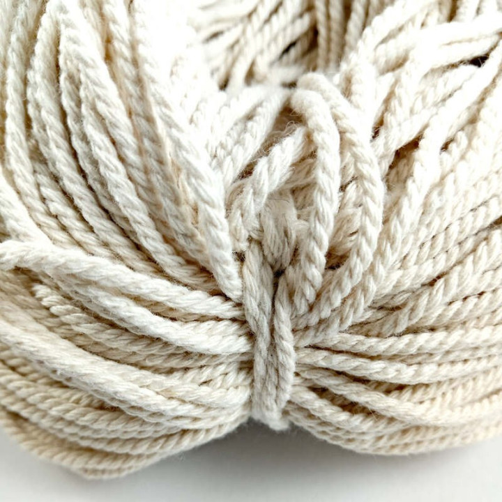 Obiecte bisericesti | Fitil bumbac alb 2mm | 2707