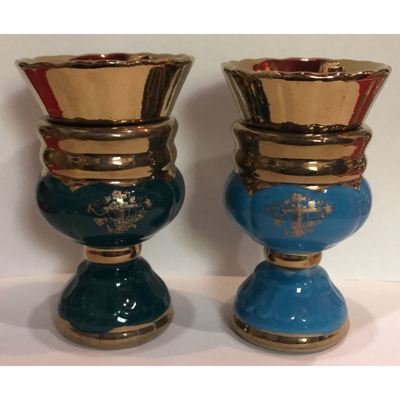 Obiecte bisericesti | Candela de masa din ceramica 13cm | 5143