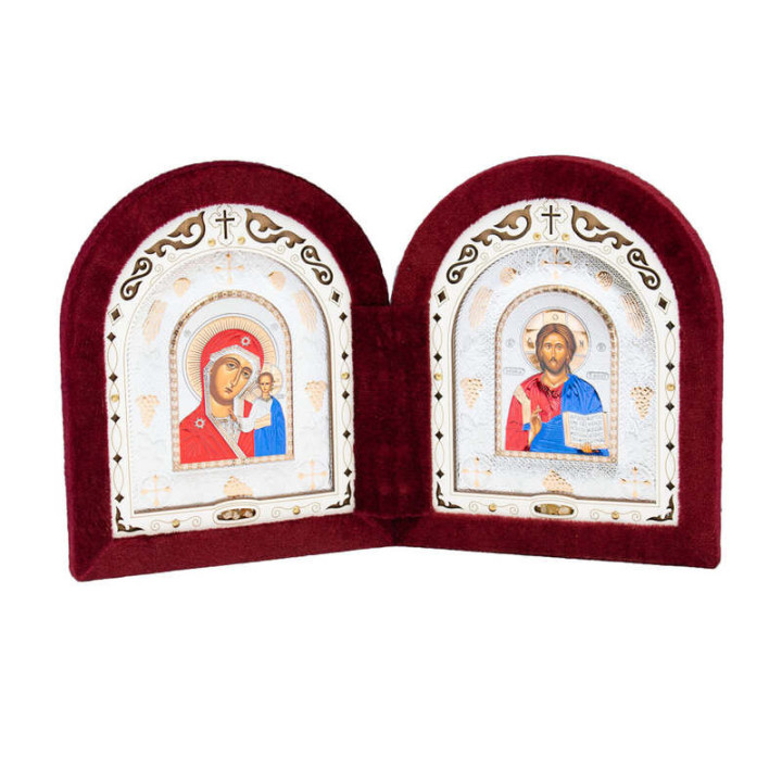 Obiecte bisericesti | Icoana Maicii Domnului | diptic ovala | 4109