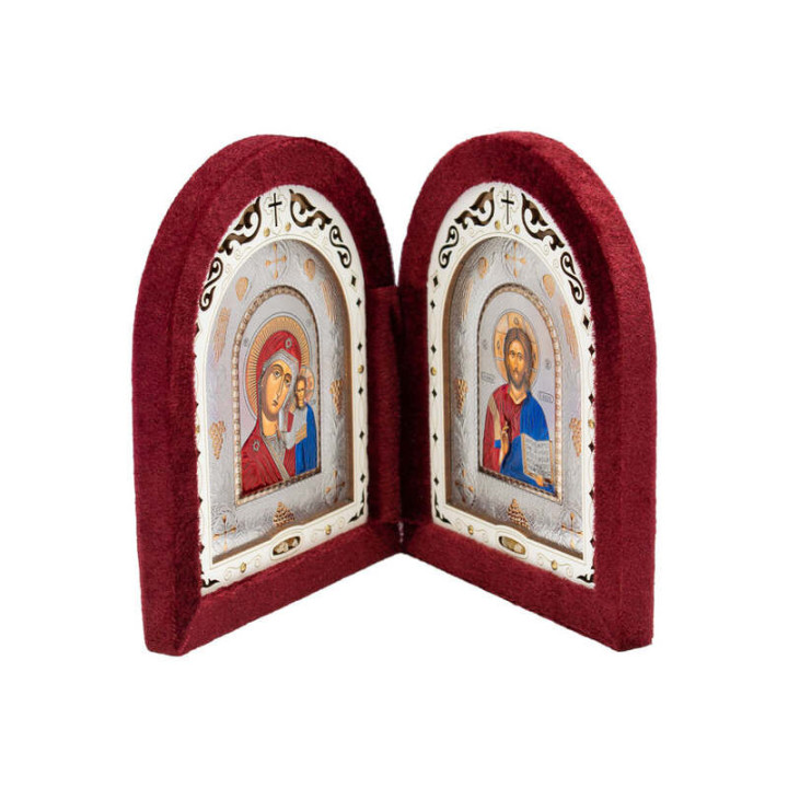 Obiecte bisericesti | Icoana Maicii Domnului | diptic ovala | 4109