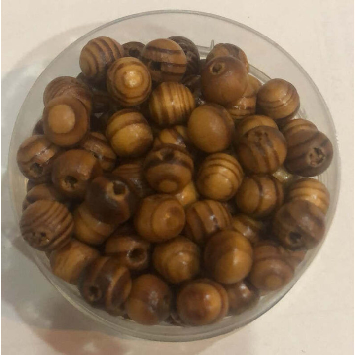 Margele bile distantiere | Margele maslin rotunde de trecere 7mm | 6534