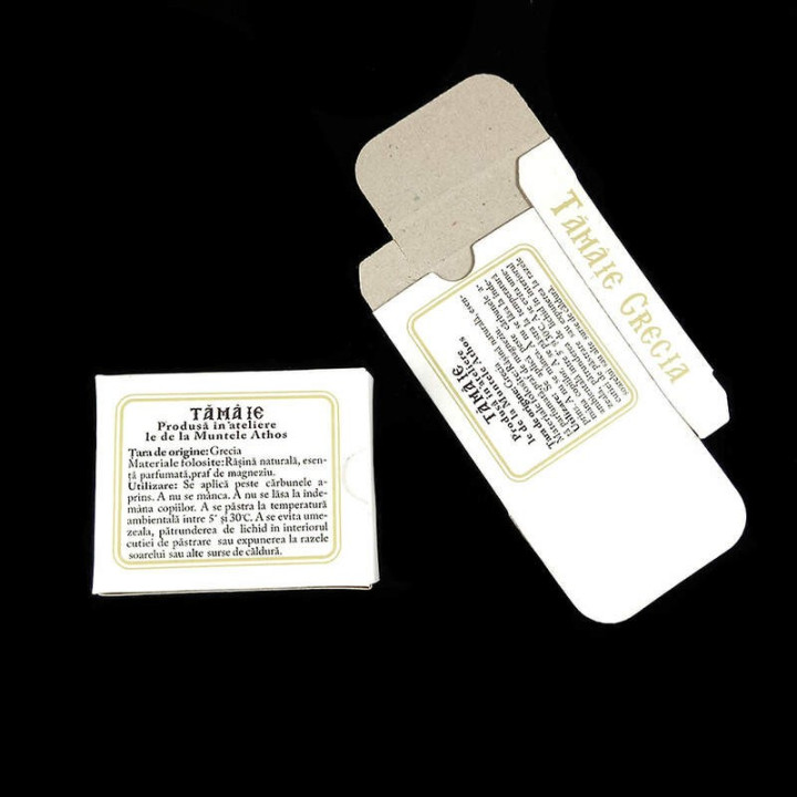 Obiecte bisericesti | Cutie cu Icoana Maicii Domnului carton alb 5cm | 5810