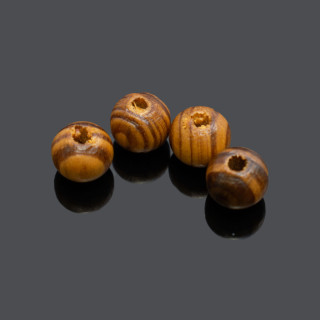 Margele bile distantiere | Margele maslin rotunde de trecere 5mm | 6532