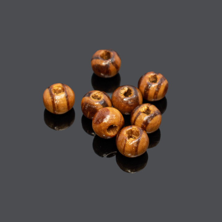 Margele bile distantiere | Margele maslin rotunde de trecere 6mm | 6533