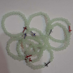 Colportaj Bisericesti.ro | Bratara elastica margele de plastic | 1289