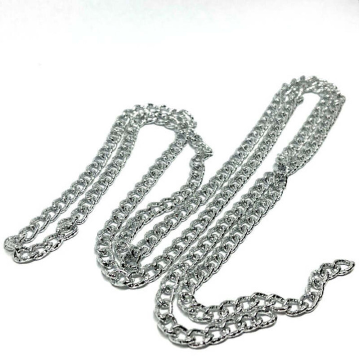 Baza bijuterii | Lant decorativ gros 1.8mm 7x10mm | 3666