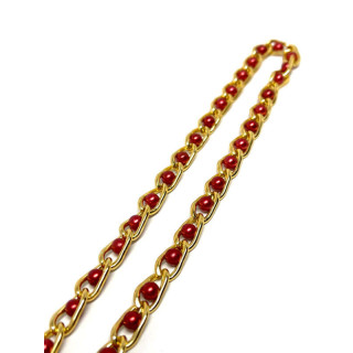 Baza bijuterii | Lant decorativ gros 2mm 16x10mm | 3668