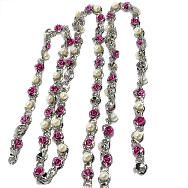 Baza bijuterii | Lant decorativ gros 2mm 8x11mm | 3673