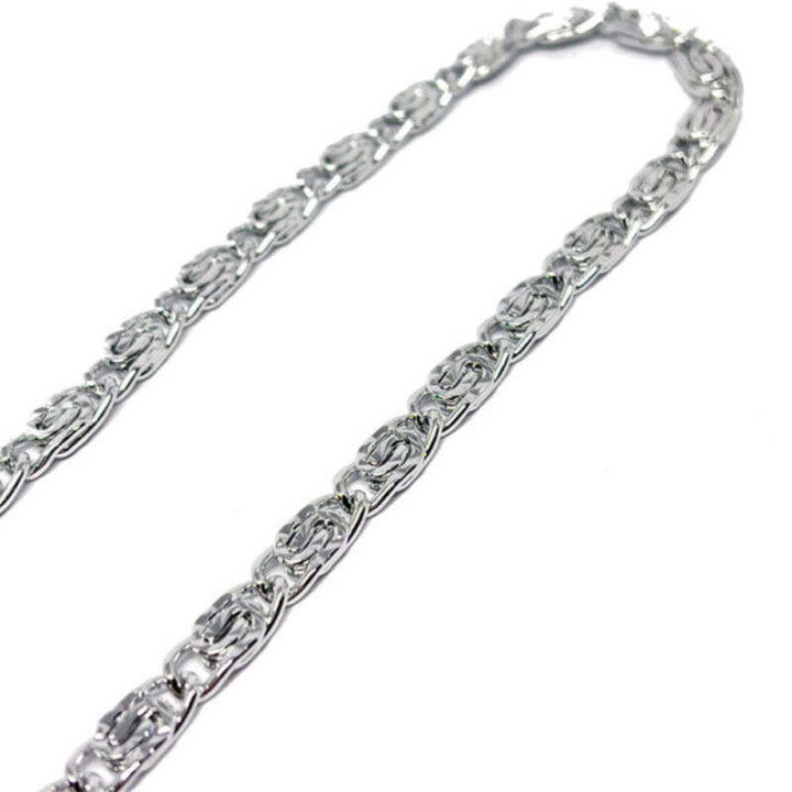 Baza bijuterii | Lant decorativ gros 2mm 12x9mm | 3676