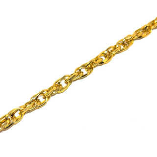 Baza bijuterii | Lant decorativ gros 2mm 12x9mm | 3677