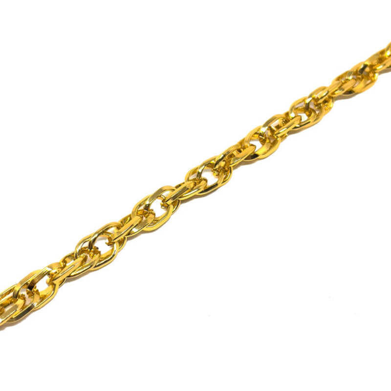 Baza bijuterii | Lant decorativ gros 2mm 12x9mm | 3677