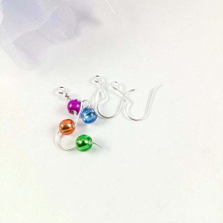 Baza bijuterii | Tortite baza cercei gros 1mm 20mm | 3679