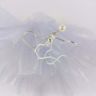 Baza bijuterii | Tortite baza cercei gros 1mm 20mm | 3680