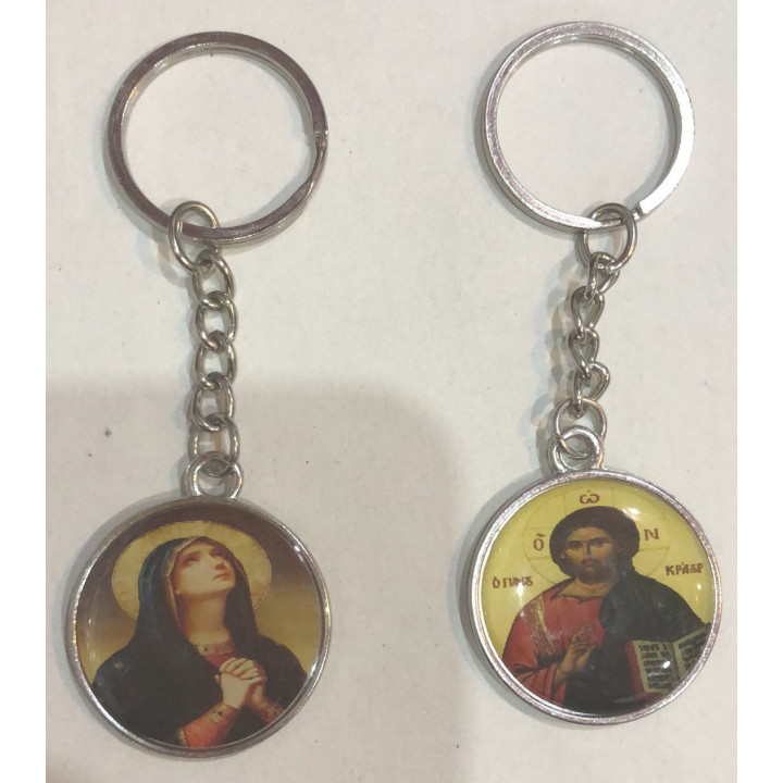 Obiecte bisericesti | Breloc cu icoane aplicate | 1582