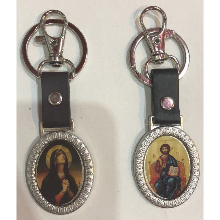 Obiecte bisericesti | Breloc cu icoane aplicate | 1583