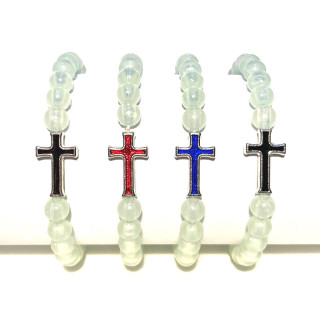 Colportaj Bisericesti.ro | Bratara elastica margele de plastic | 1289