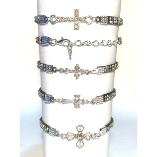 Colportaj Bisericesti.ro | Bratara lantisor auriu tip strasuri | 1306