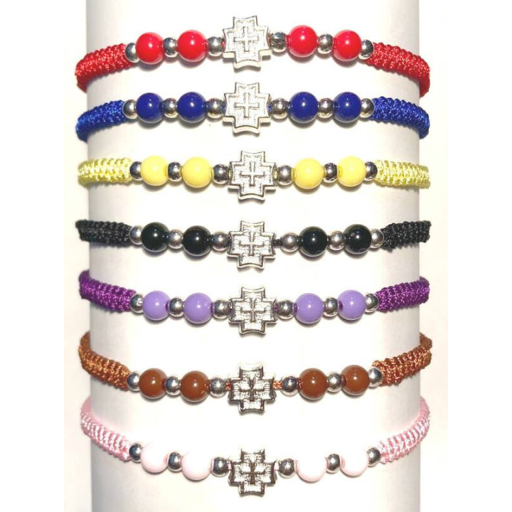 Metanii si bratari religioase | Bratara metanie impletita sfoara | 1340