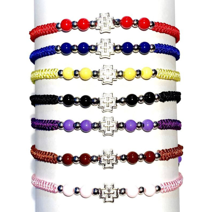 Metanii si bratari religioase | Bratara metanie impletita sfoara | 1340