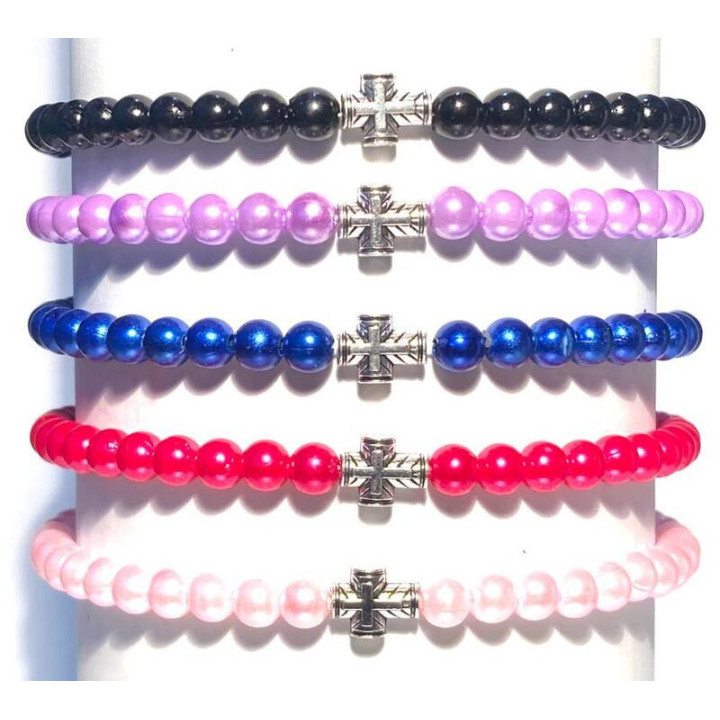 Metanii si bratari religioase | Bratara elastica bile plastic | 1352