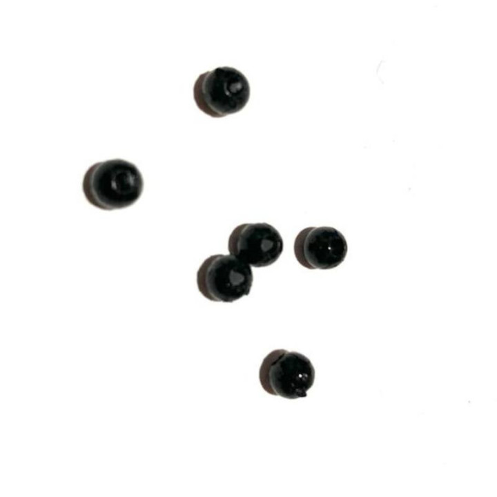 Margele bile Margele rotunde de trecere din plastic color negru|alb|rosu|mov|albastru|crem si  cod 6110