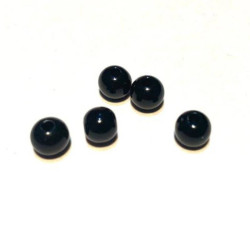 Margele bile Margele rotunde de trecere din plastic color negru|alb|rosu|crem si  cod 6112