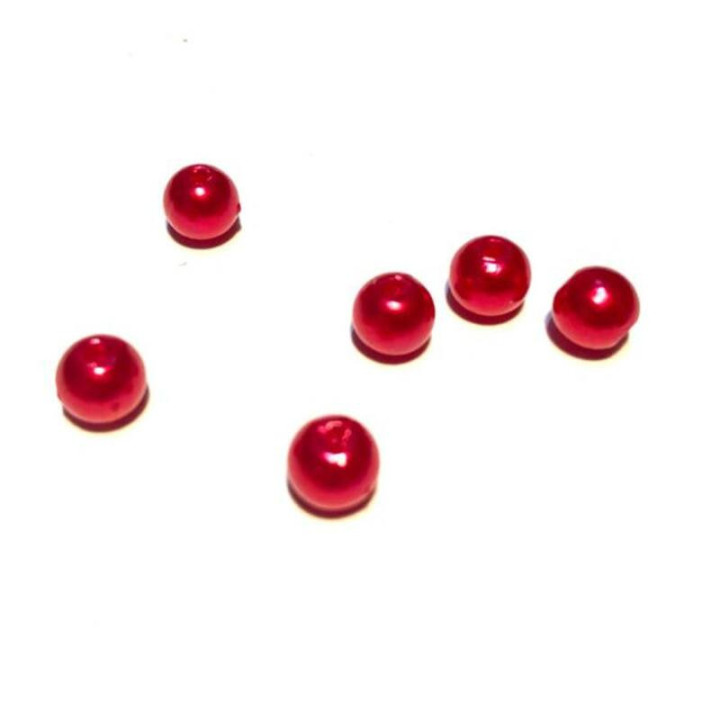 Margele bile Margele rotunde de trecere din plastic color negru|alb|rosu|crem si  cod 6112