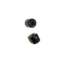 Margele bile Margele cilindru de trecere din plastic mat negru si ~ buc/kg cod 6549