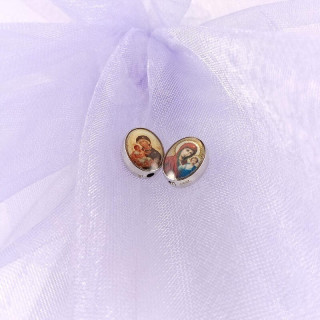 Obiecte bisericesti bile | Margele ovale de trecere 8mm | 6022