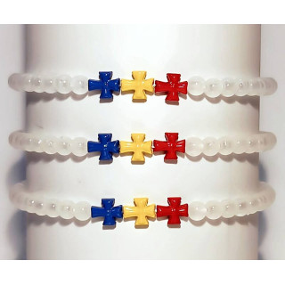 Metanii si bratari religioase | Bratara elastica bile plastic fosforescente | 1359