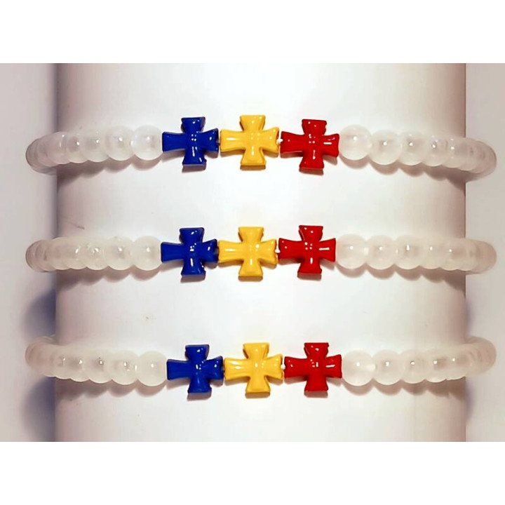 Metanii si bratari religioase | Bratara elastica bile plastic fosforescente | 1359