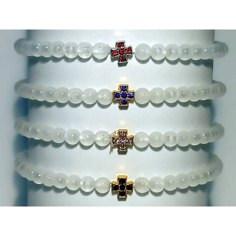 Metanii si bratari religioase | Bratara elastica bile plastic fosforescente | 1360
