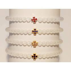 Metanii si bratari religioase | Bratara elastica bile plastic fosforescente | 1360