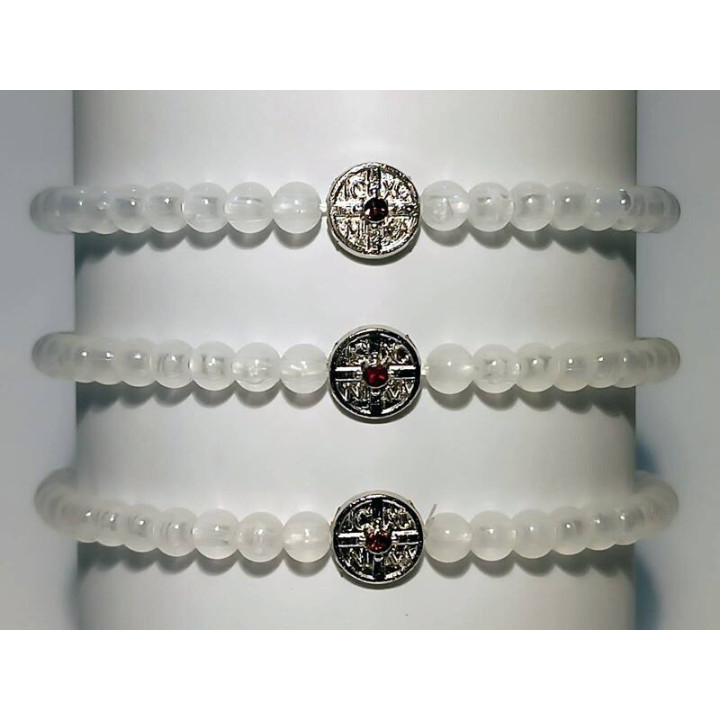 Metanii si bratari religioase | Bratara elastica bile plastic fosforescente | 1361