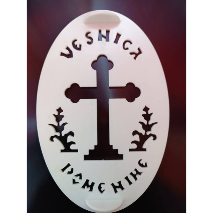 Obiecte bisericesti Tipare coliva| Forme pentru coliva cu cruce Vesnica Pomenire | 5607