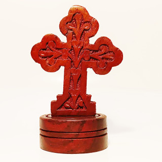 Obiecte bisericesti | Cruce pentru masa din lemn lacuit | 5328