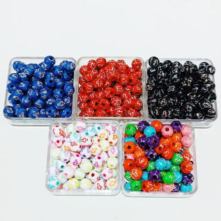 Obiecte bisericesti bile | Margele rotunde de trecere 6mm | 6264