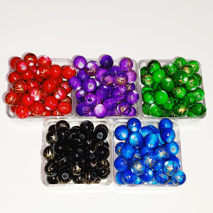 Margele bile distantiere | Margele rotunde de trecere 8mm | 6539