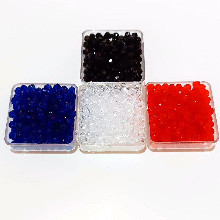 Obiecte bisericesti bile | Margele cilindru de trecere 9mm | 6247