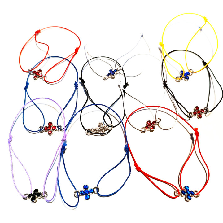 Obiecte bisericesti | Bratara ata cruce pietre | 1124