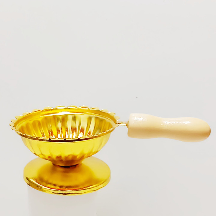 Obiecte bisericesti | Catuie metalic auriu  | 5208