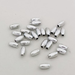 Obiecte bisericesti bile | Margele ovale de trecere 6mm | 6107
