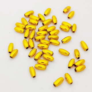 Obiecte bisericesti bile | Margele ovale de trecere 6mm | 6107